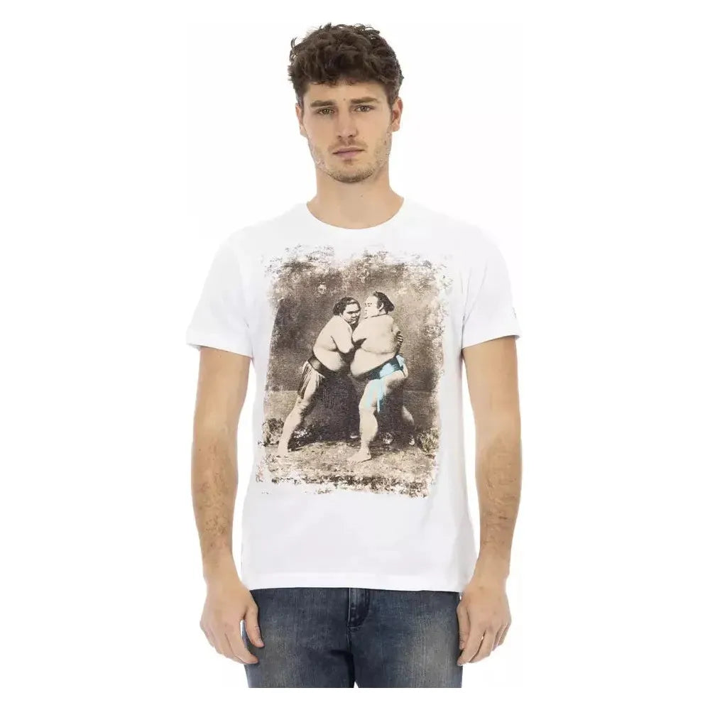 Trussardi Action White Cotton Men's T-Shirt