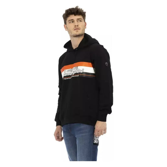 Automobili Lamborghini Black Cotton Men Sweatshirt AU-22632-M