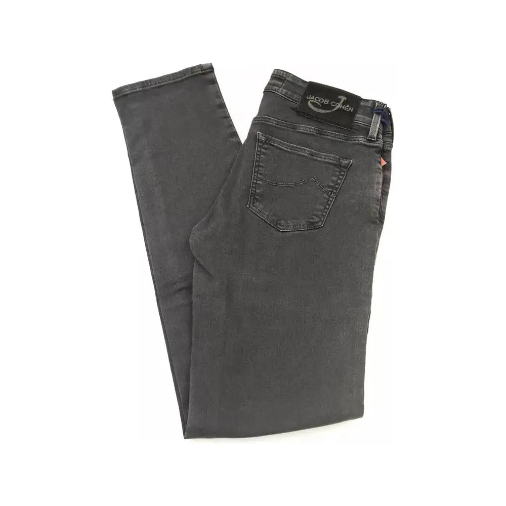 Jacob Cohen Black Cotton Jeans Denim