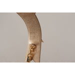 Dolce & Gabbana Gold Leather LOVE Patch Bag Shoulder Strap BEL8723