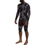 Dolce & Gabbana Gray Patterned Polyester Wetsuit Swimwear TSH83591 - 48
