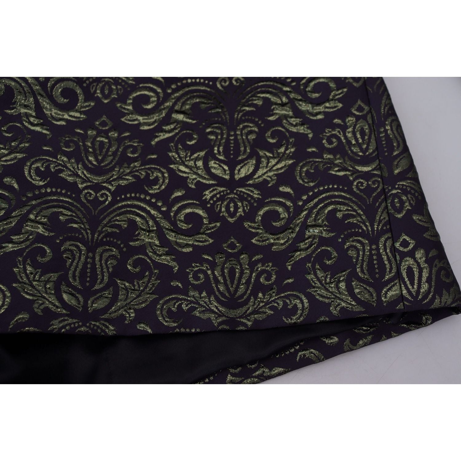 سترة دولتشي آند غابانا جاكار ذهبية اللون