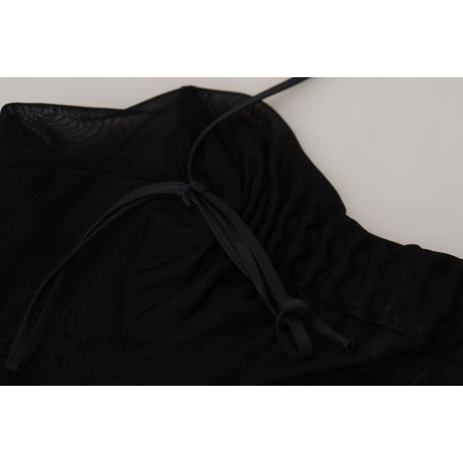 فستان دولتشي آند غابانا الأنيق المصنوع من مزيج الحرير الأسود