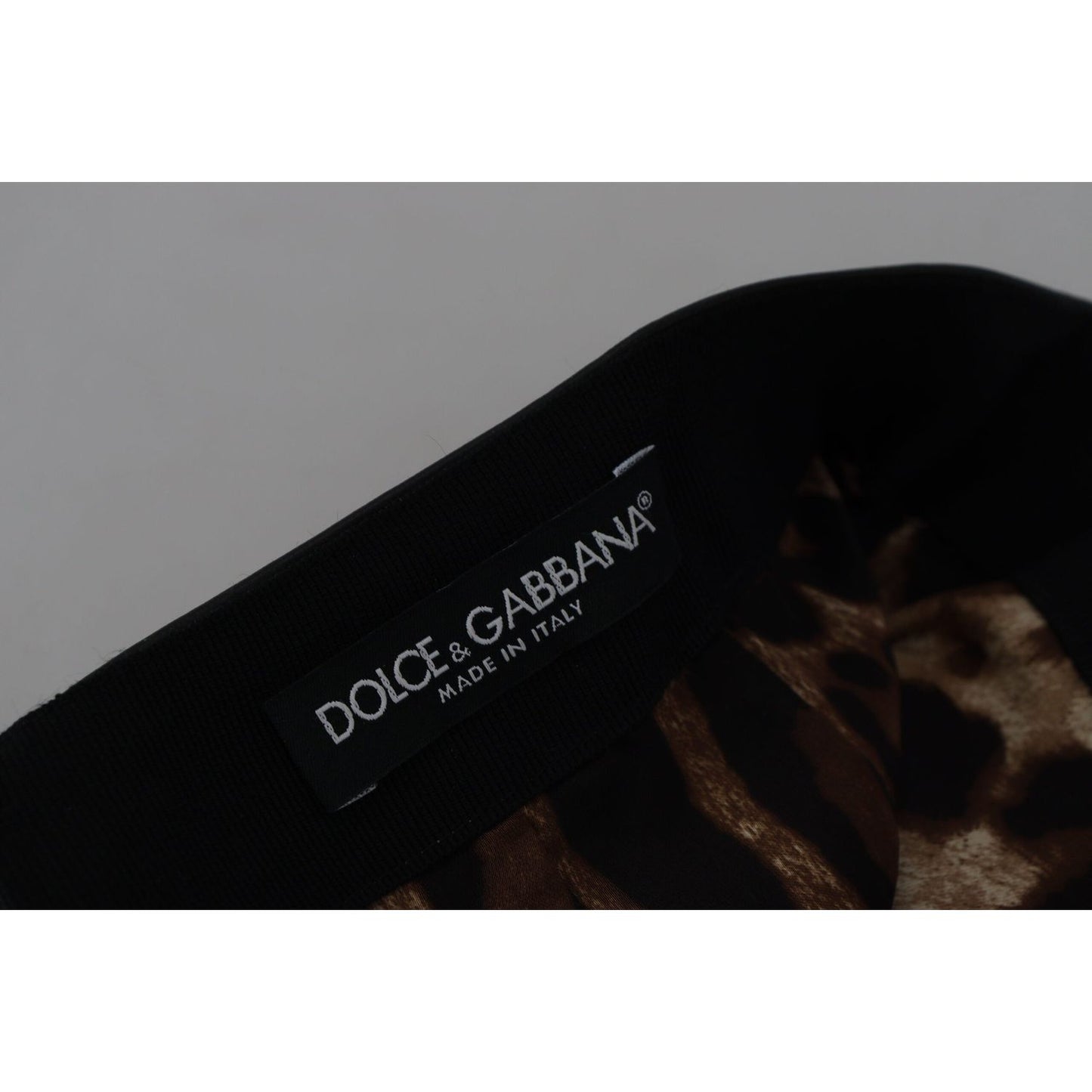 Dolce & Gabbana Black Lambskin Leather A-line Mini Skirt SKI1906 - 42