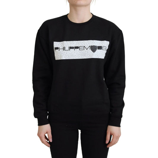 Philippe Model Black Printed Long Sleeves Pullover Sweater TSH83278-38