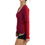 Dolce & Gabbana Multicolor Viscose Square Neck Pullover Sweater TSH83702- 40