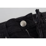 Acht Black Cotton Low Waist Slim Fit Women Casual Denim Jeans PAN71821- 26