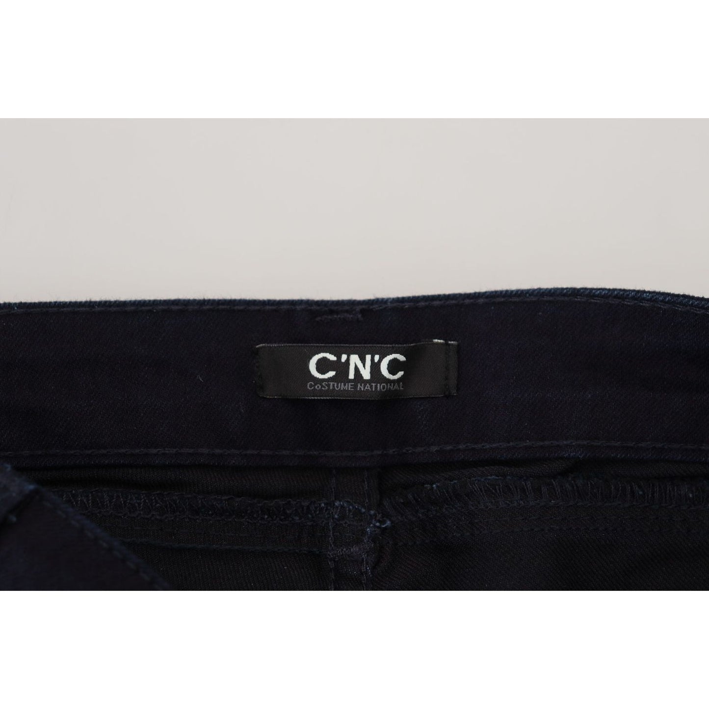 Costume National Black Low Waist Skinny Women Denim Jeans PAN74692- 27