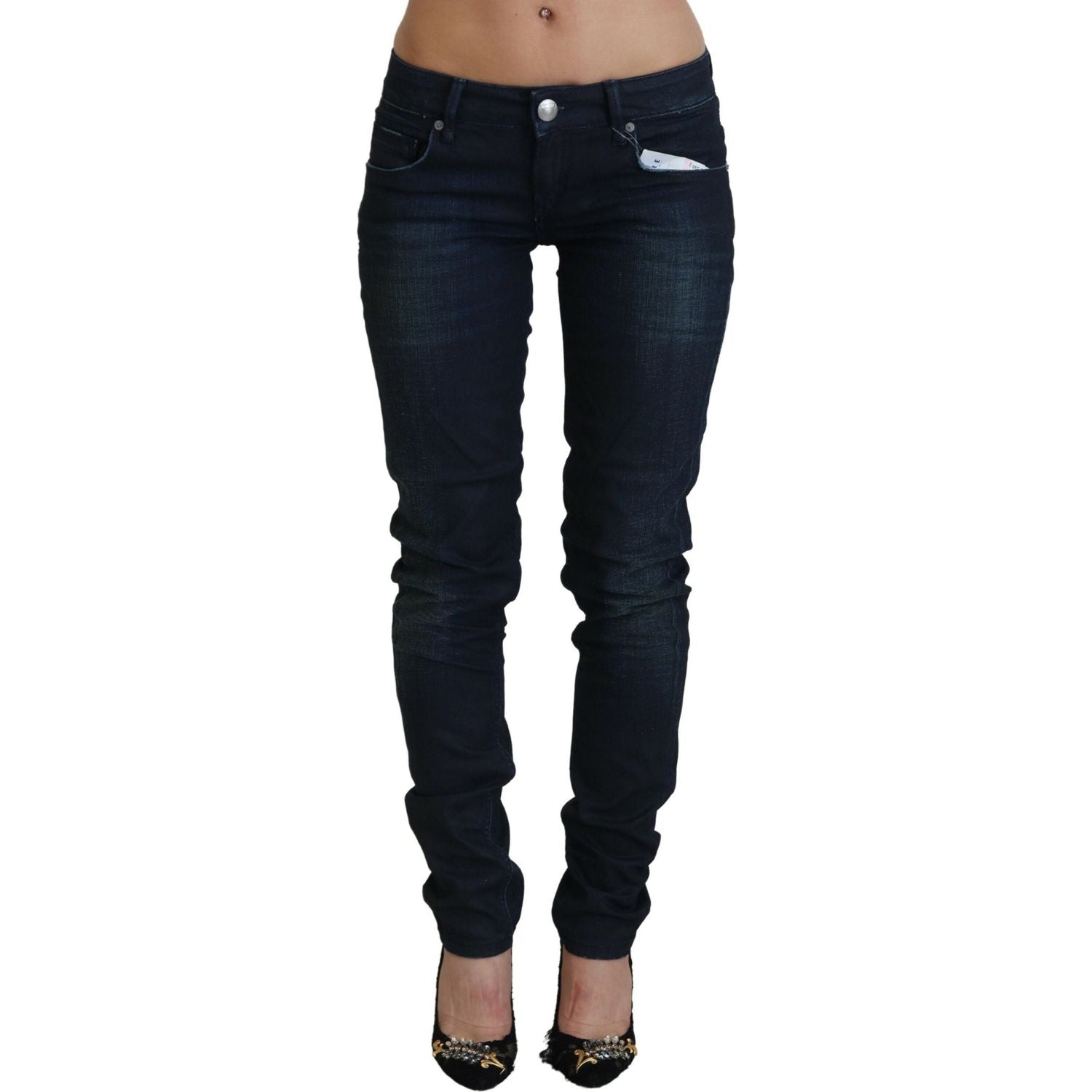 بنطلون جينز قطني بقصّة Slim Fit من Acht
