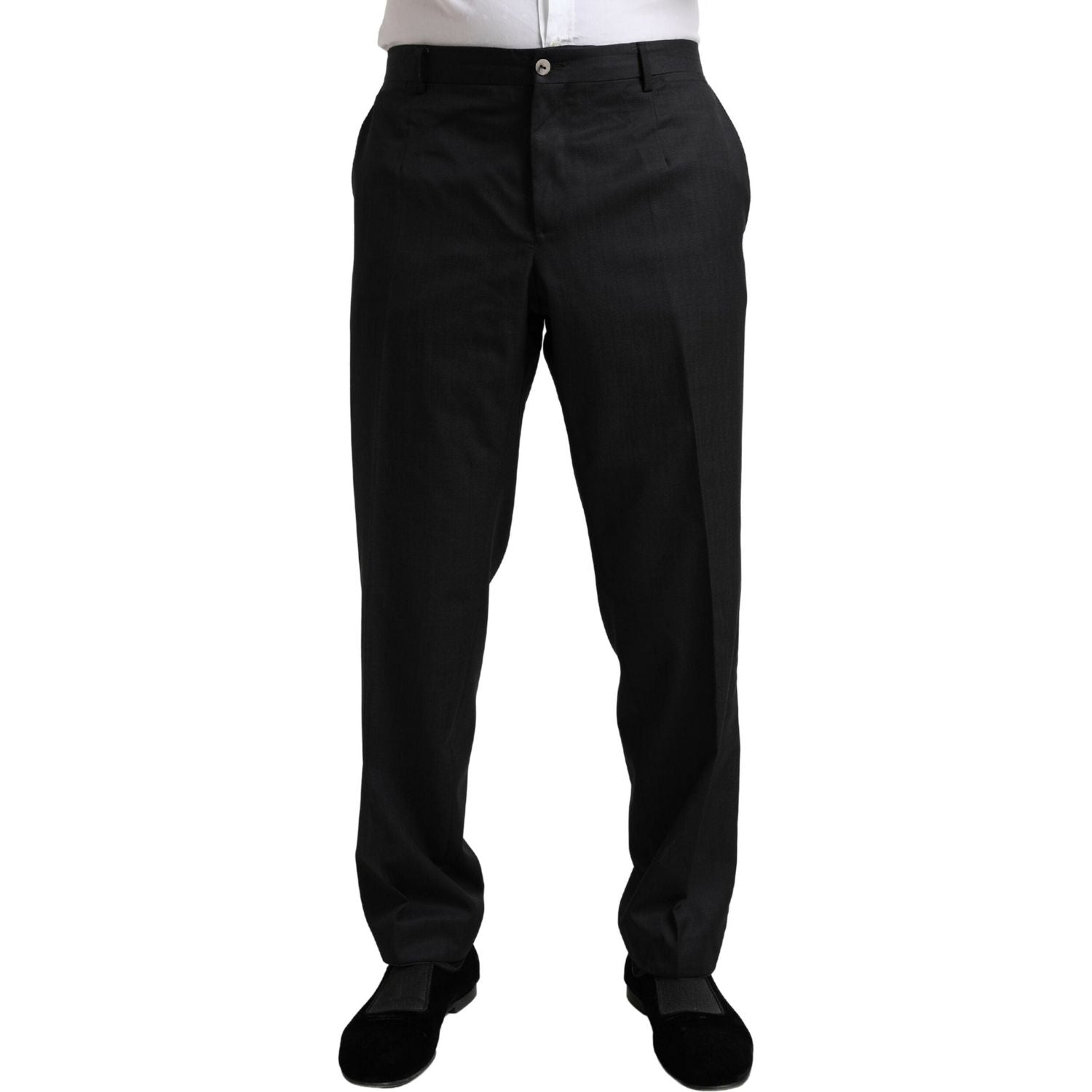 بدلة مارتيني أنيقة من الصوف الأسود من دولتشي آند غابانا