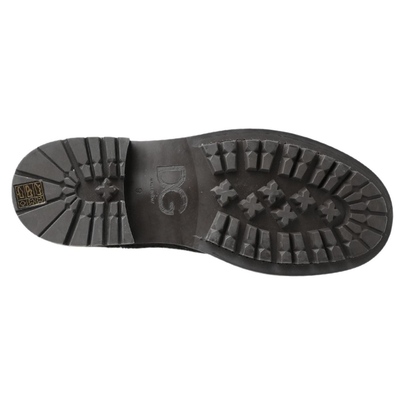 حذاء تشيلسي أنيق باللون الأسود من دولتشي آند غابانا