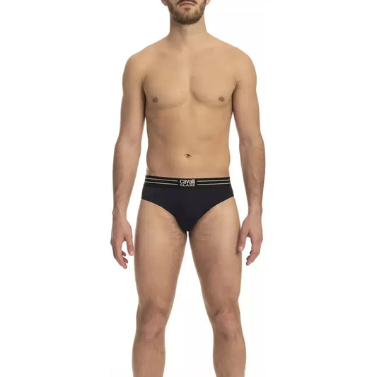 Cavalli Class Blue Cotton Men's Underwear Pack CA-23766-S