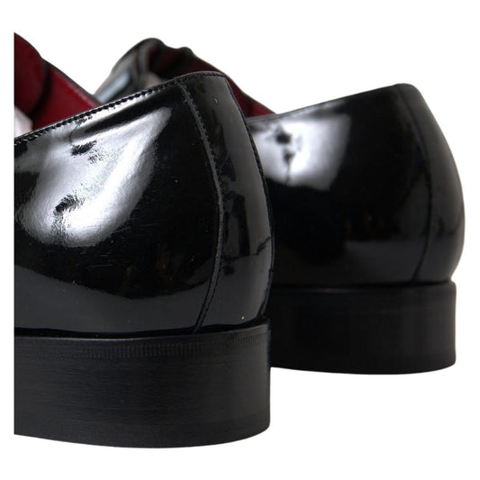 Dolce & Gabbana Black Patent Leather Formal Shoes MV5120-44