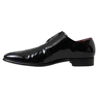 Dolce & Gabbana Black Patent Leather Formal Shoes