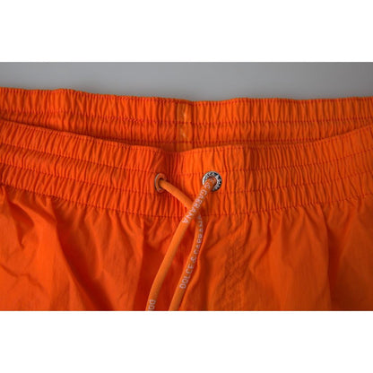Dolce & Gabbana Orange Blue Gradient Beachwear Swimwear Shorts