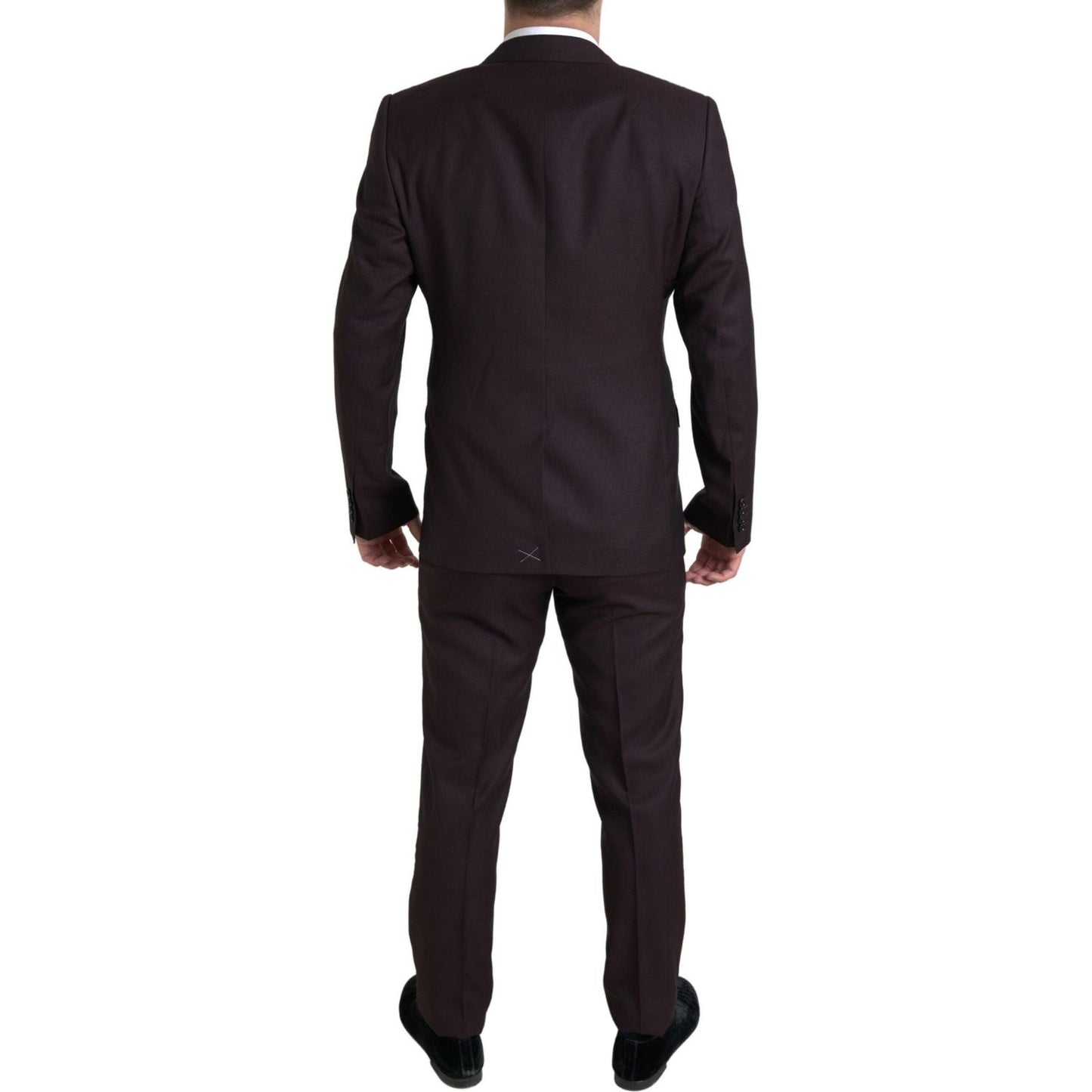 Dolce & Gabbana Maroon 2 Piece Single Breasted MARTINI Suit