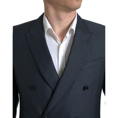 Dolce & Gabbana Blue 2 Piece Double Breasted MARTINI Suit