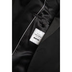 Dolce & Gabbana Black Wool Single Breasted MARTINI Blazer JKT3689-48