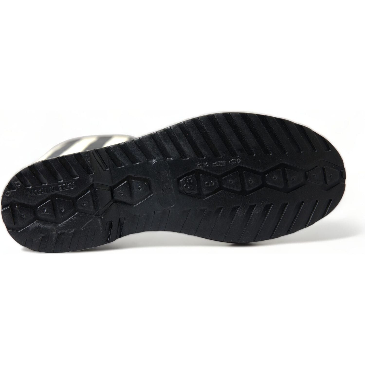 Dolce & Gabbana Black Rubber Knee High Flat Boots Shoes