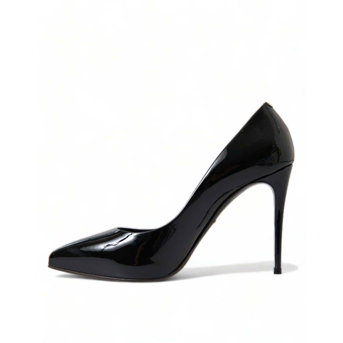 Dolce & Gabbana Black Patent Leather Pumps Heels Shoes