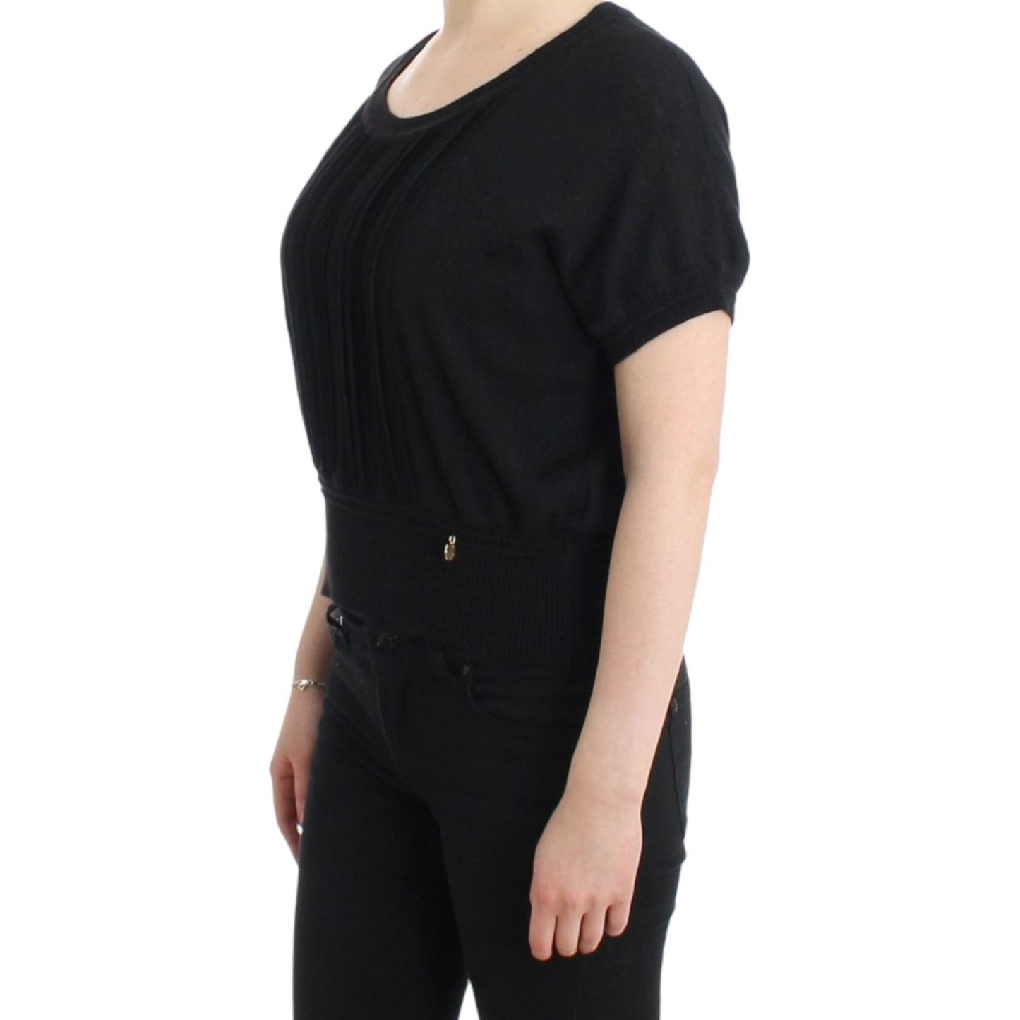 Cavalli Black short sleeved jumper SIG11608-1