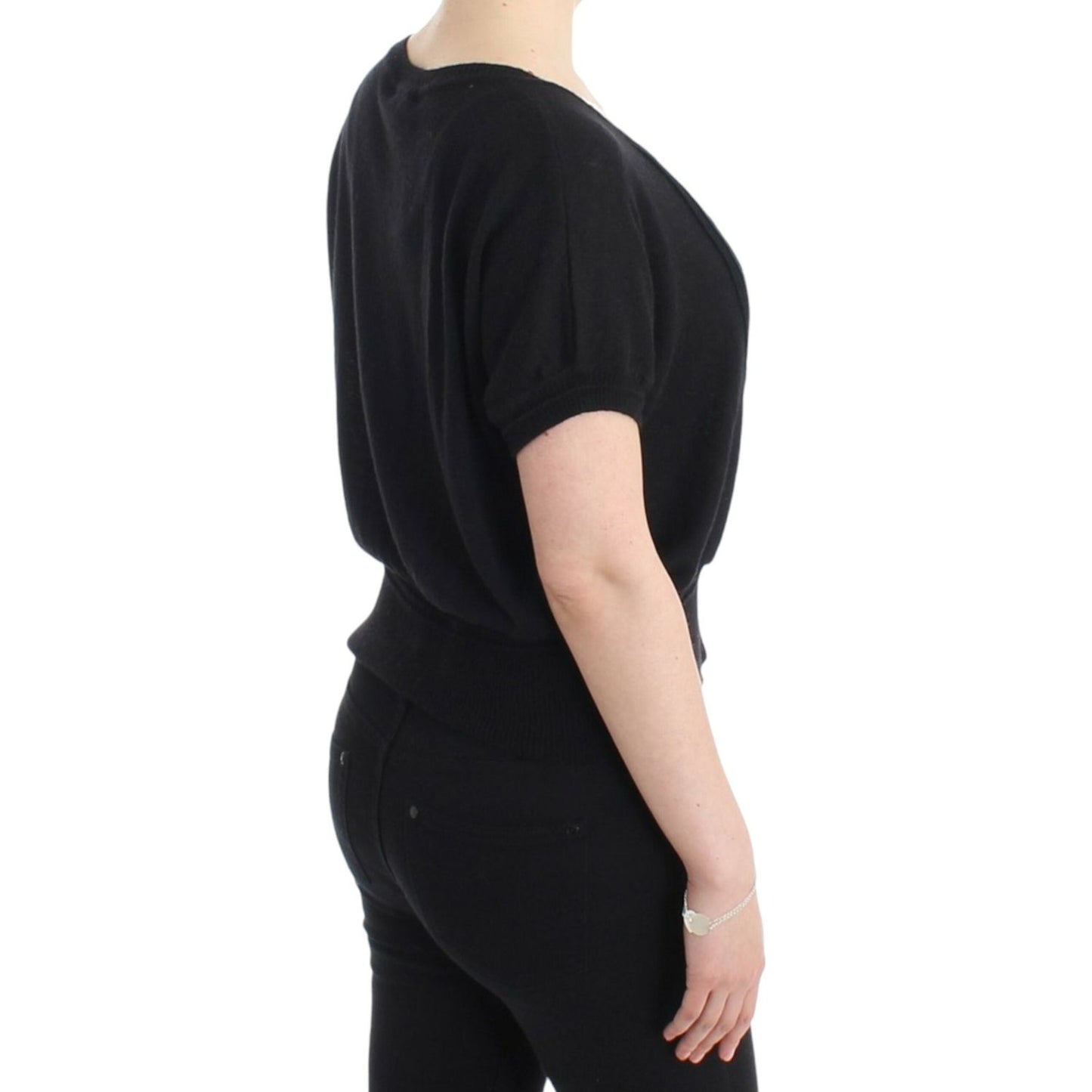Cavalli Black short sleeved jumper SIG11608-1