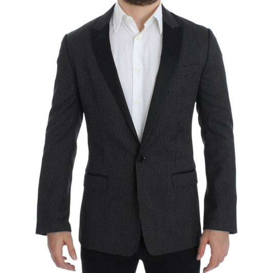 Dolce & Gabbana Black wool slim MARTINI blazer SIG12292-1