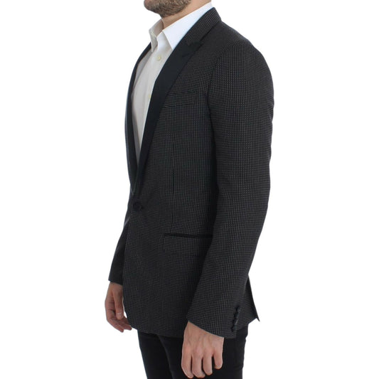 Dolce & Gabbana Black wool slim MARTINI blazer SIG12292-1