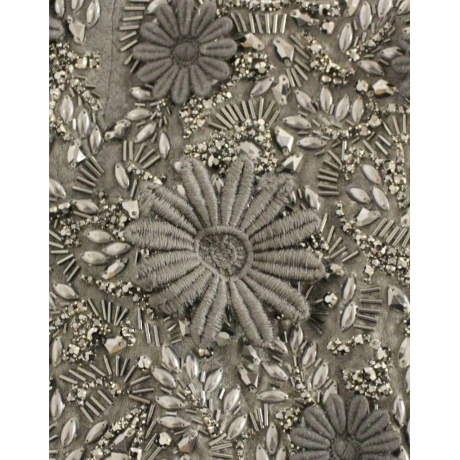 Dolce & Gabbana Black floral crystal embedded dress