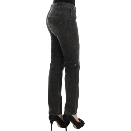 Costume National Gray distressed jeans