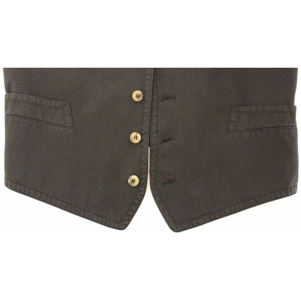 سترة أنيقة من مزيج القطن باللون الأسود من دولتشي آند غابانا