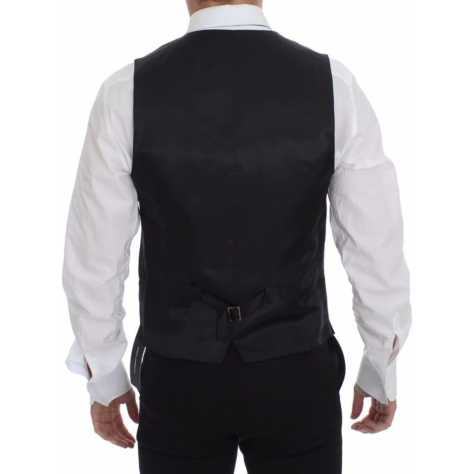 سترة من الصوف الرمادي الأنيق من دولتشي آند غابانا