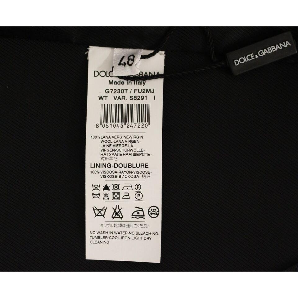 سترة من الصوف الرمادي الأنيق من دولتشي آند غابانا