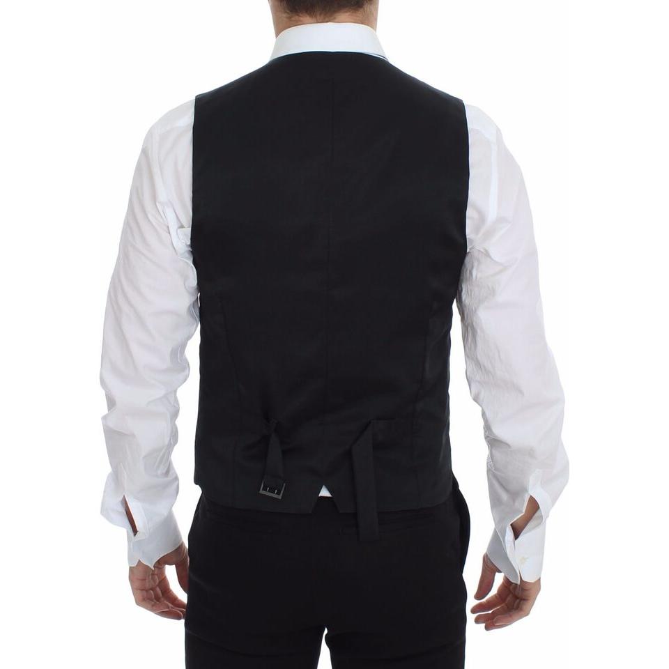 سترة كلاسيكية من مزيج الصوف الرمادي من دولتشي آند غابانا