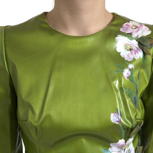 Dolce & Gabbana Floral Elegance Midi Sheath Dress DR28202-40