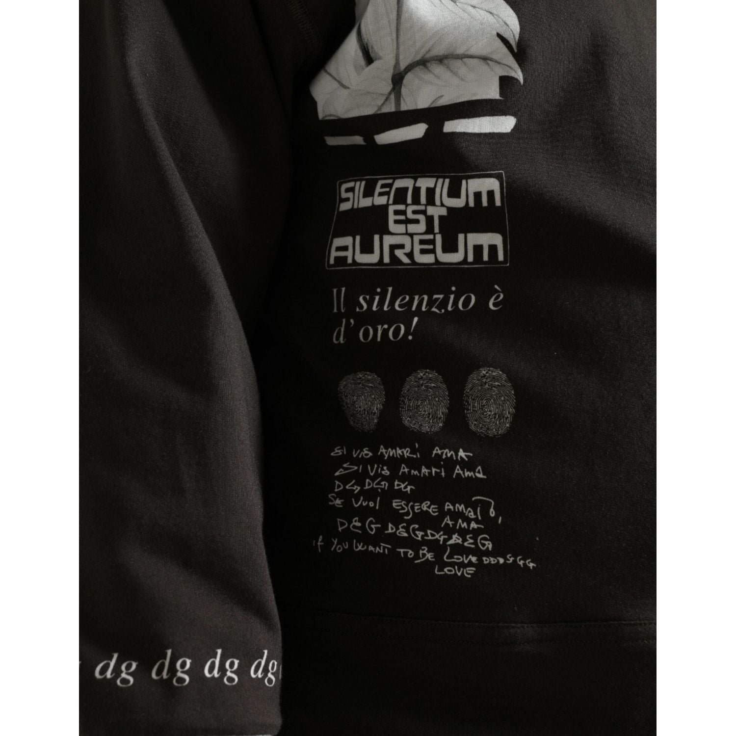 بلوفر أنيق من القطن بياقة دائرية من دولتشي آند غابانا