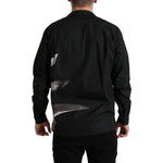 Dolce & Gabbana Black Floral Cotton Collared Long Sleeves Men Shirt TSH84744-40