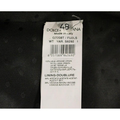 Dolce & Gabbana Gray Wool Formal Dress Vest Gilet Weste