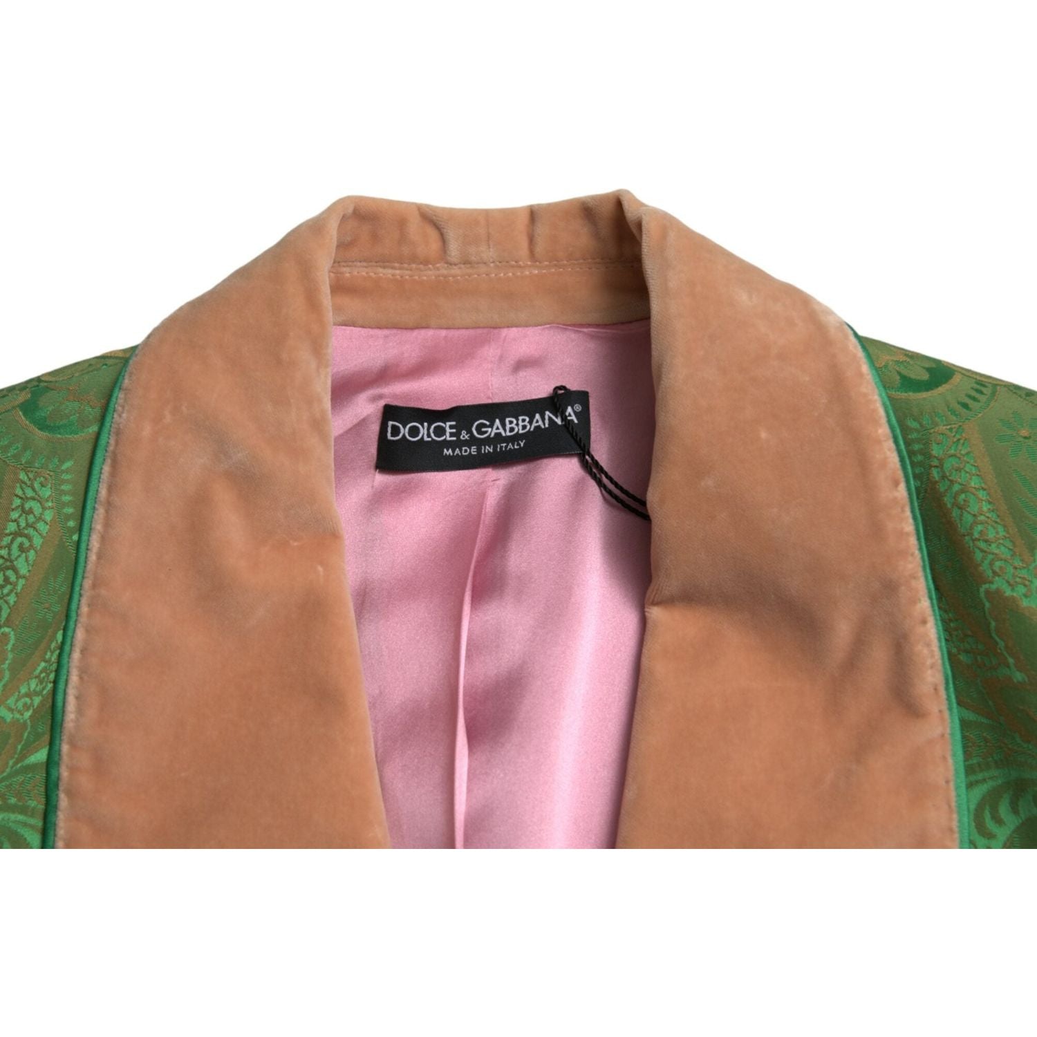 سترة مزدوجة الصدر من دولتشي آند غابانا بتصميم مزهر