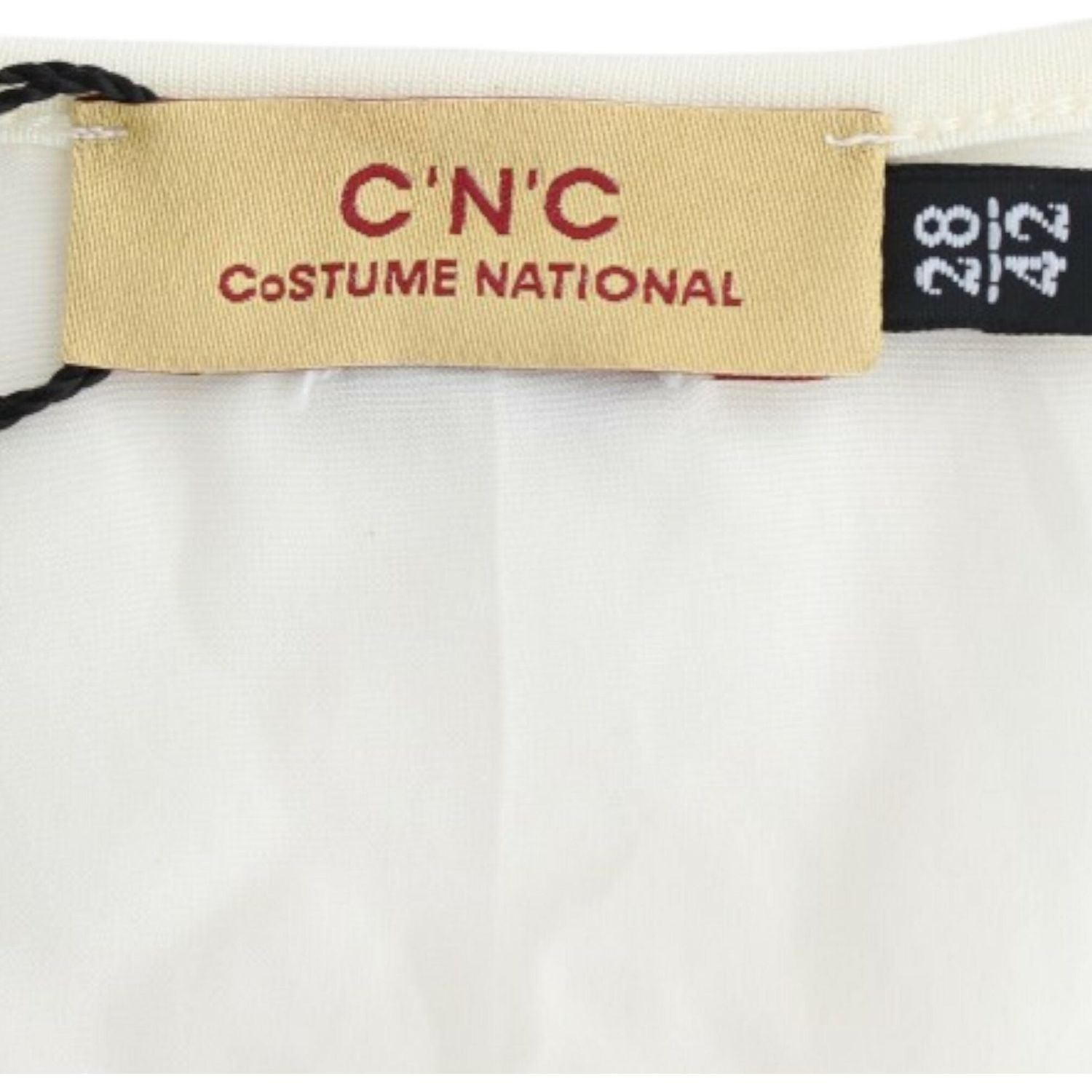 فستان أبيض أنيق من المودال فوق الركبة من مجموعة ناشيونال شيك