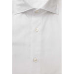 Bagutta White Cotton Men Shirt BA-23956-S
