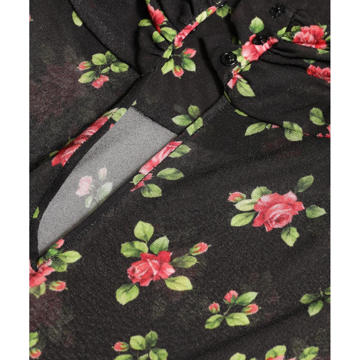 فستان دولتشي آند غابانا الأنيق ذو التصميم الزهري