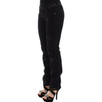 Ermanno Scervino Black Slim Jeans Denim Pants Skinny Stretch SIG12690-1
