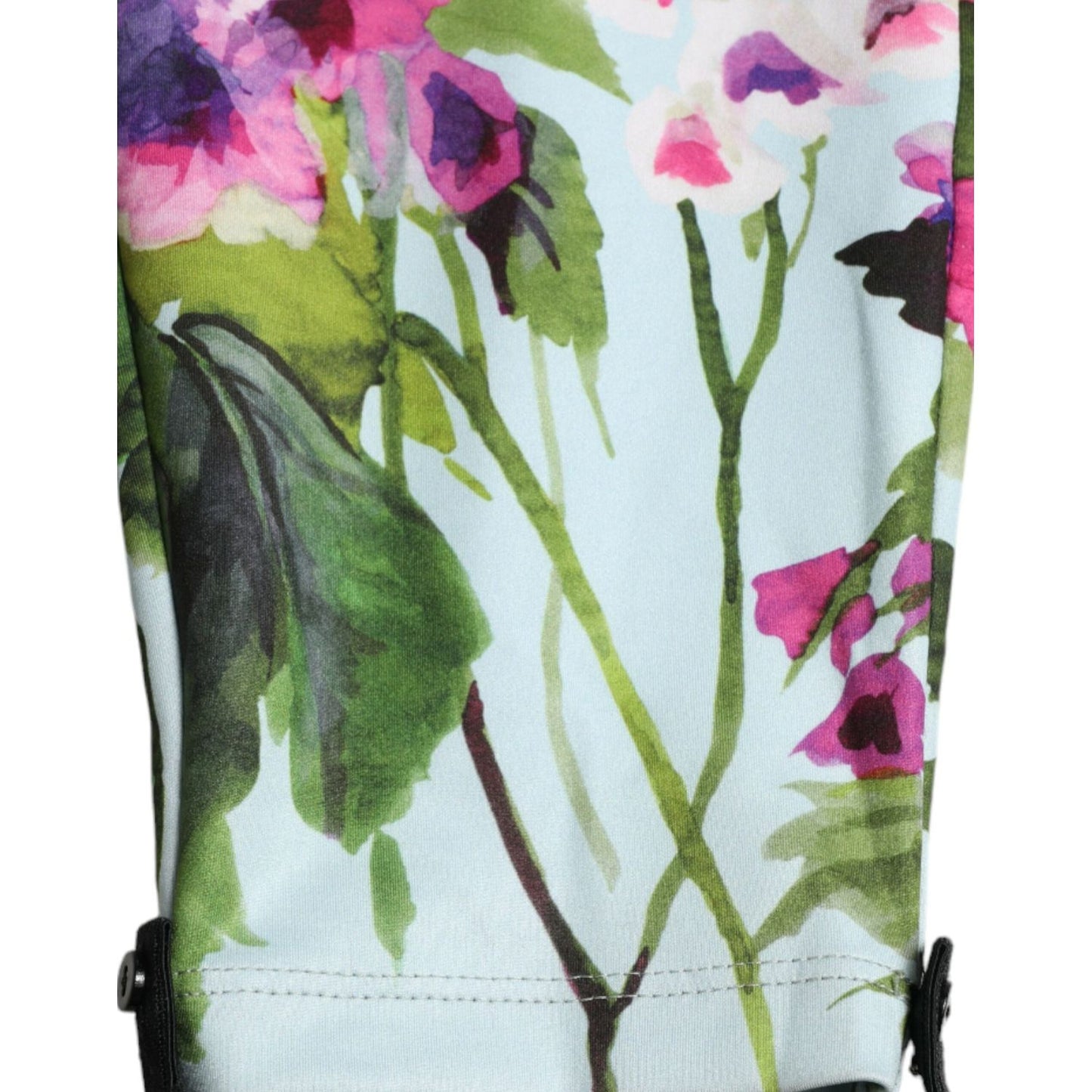 Dolce & Gabbana Multicolor Floral High Waist Leggings Pants