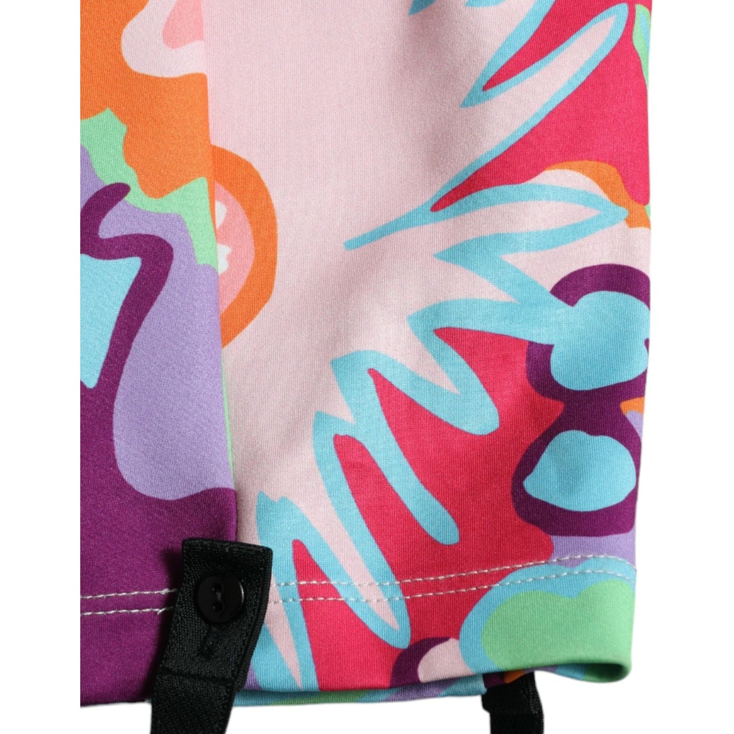 Dolce & Gabbana Multicolor Floral High Waist Leggings Pants