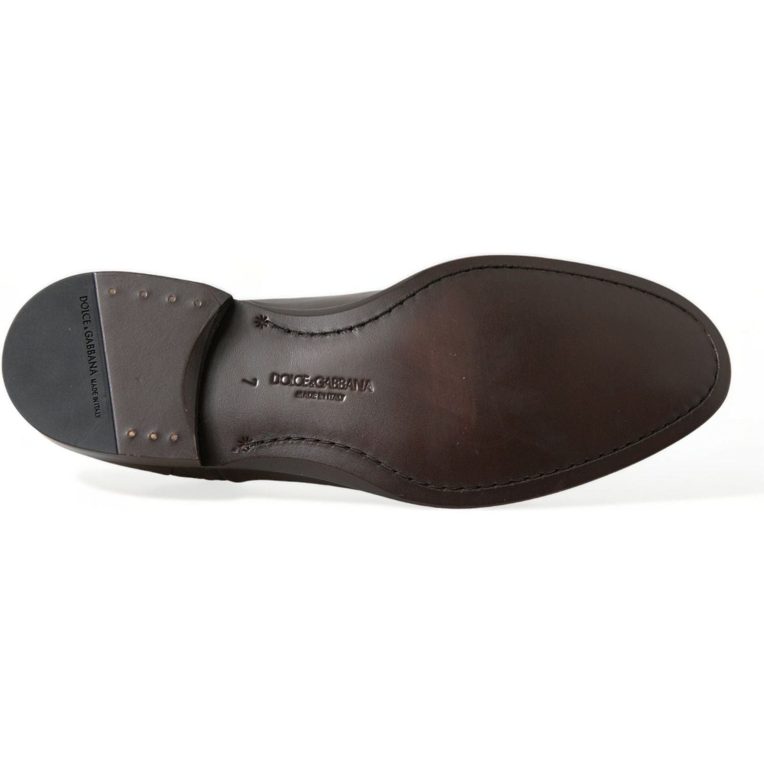 حذاء أكسفورد أنيق من الجلد من دولتشي آند غابانا