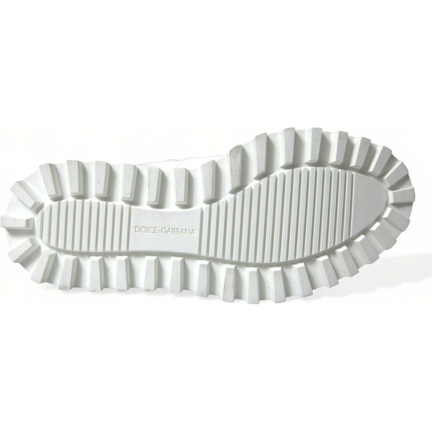 حذاء الكاحل الجلدي الأبيض الأنيق من دولتشي آند غابانا