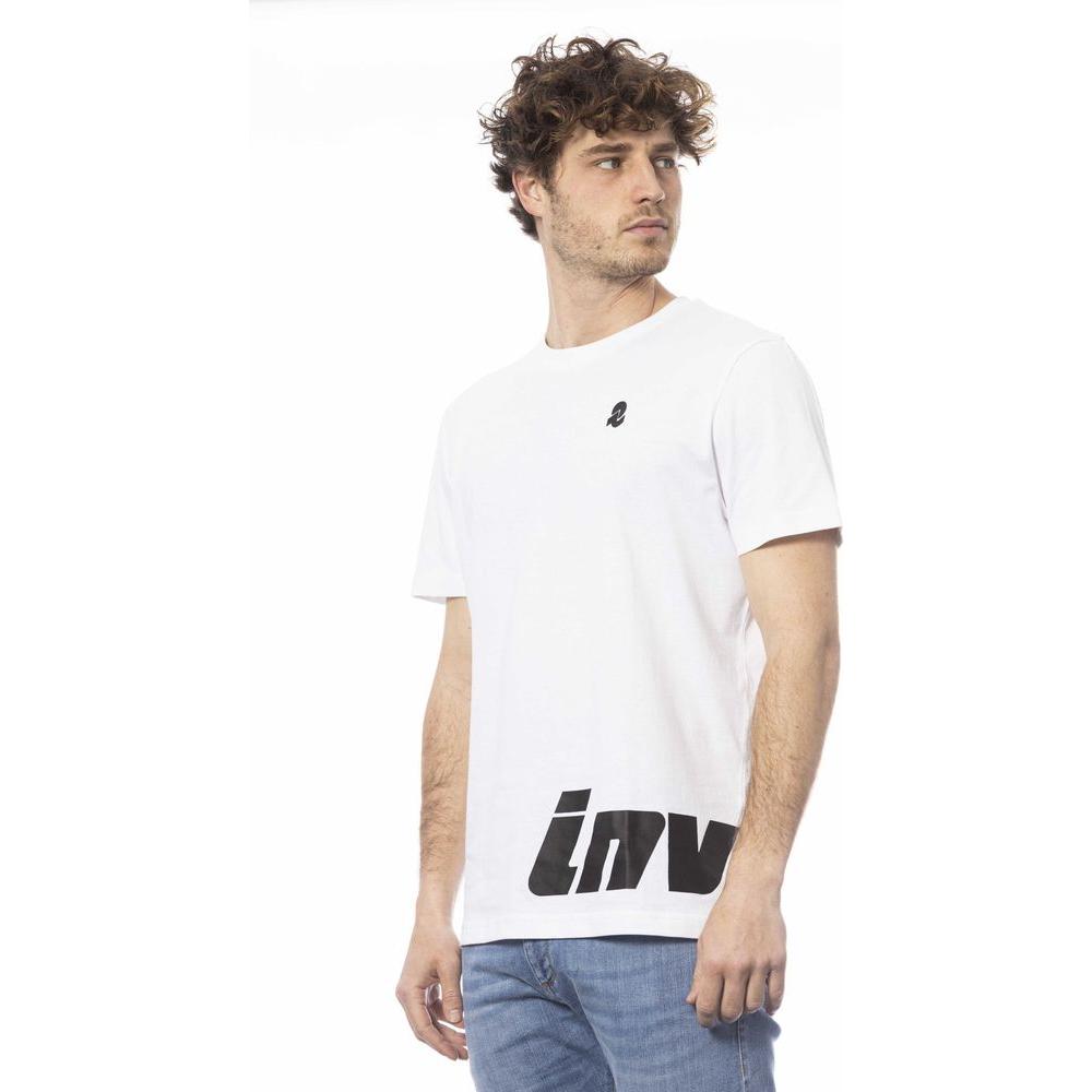 تي شيرت رجالي من القطن باللون الأبيض من Invicta