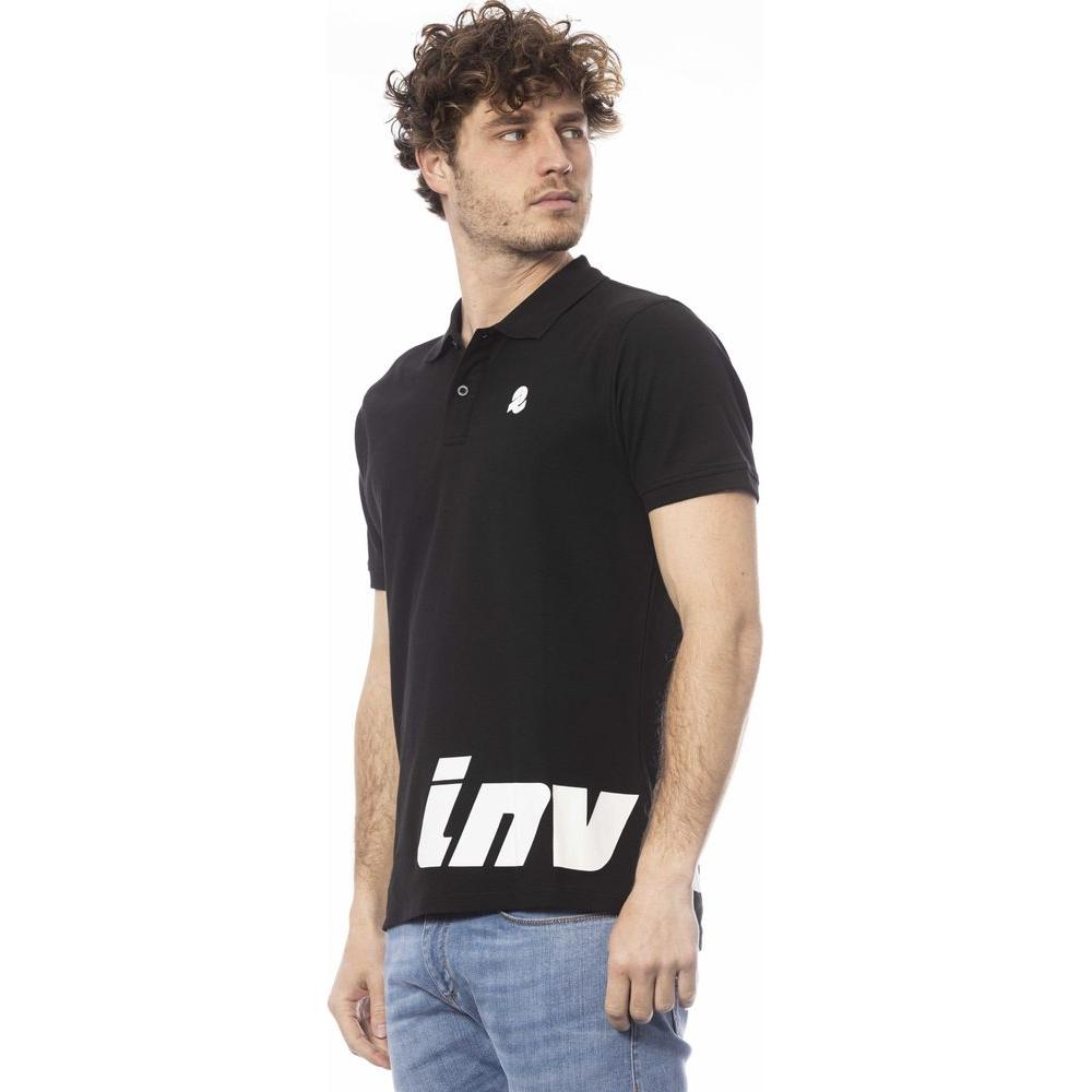 قميص بولو رجالي من القطن باللون الأسود من Invicta