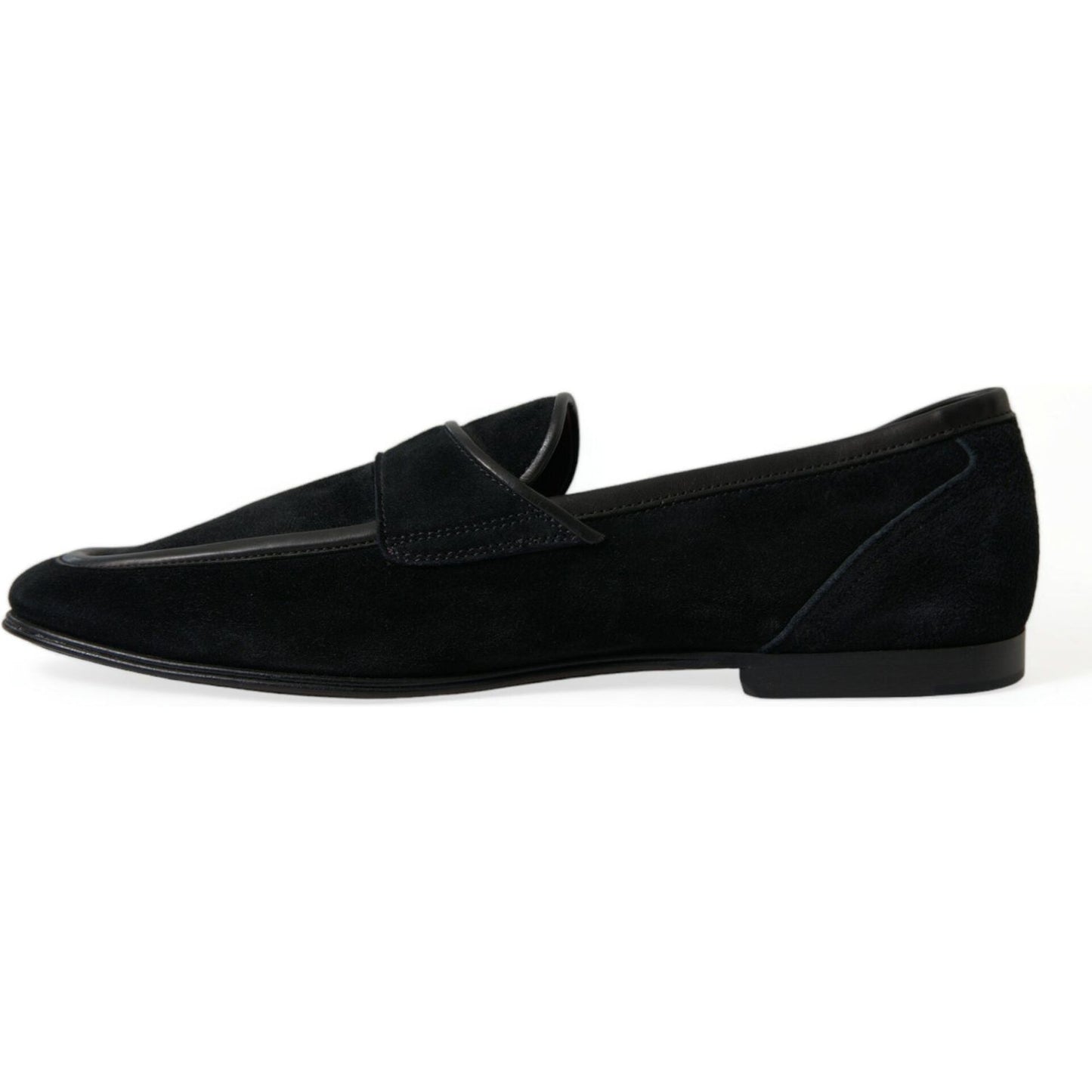 Dolce & Gabbana Black Velvet Slip On Loafers Dress Shoes MV5535-40